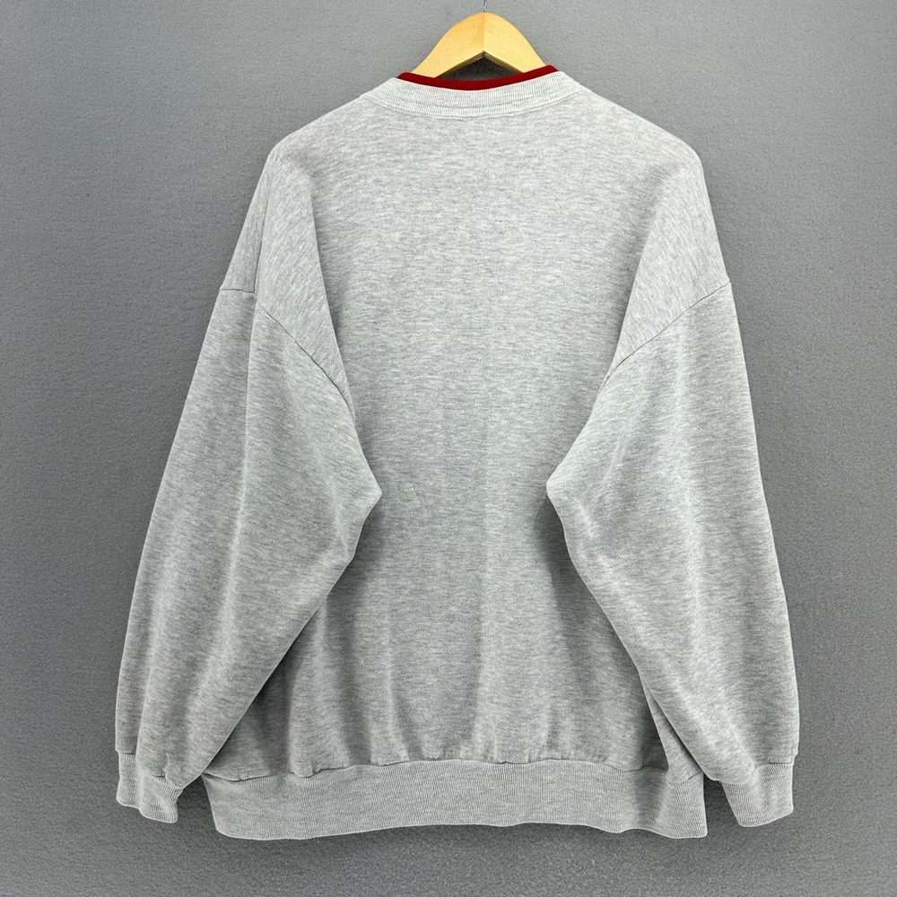 VTG National Wildlife Federation Cardinal House Embroidered Sweatshirt Gray XL - Picture 3 of 9